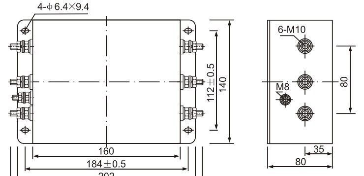 DL-20EB3三相电源滤波器