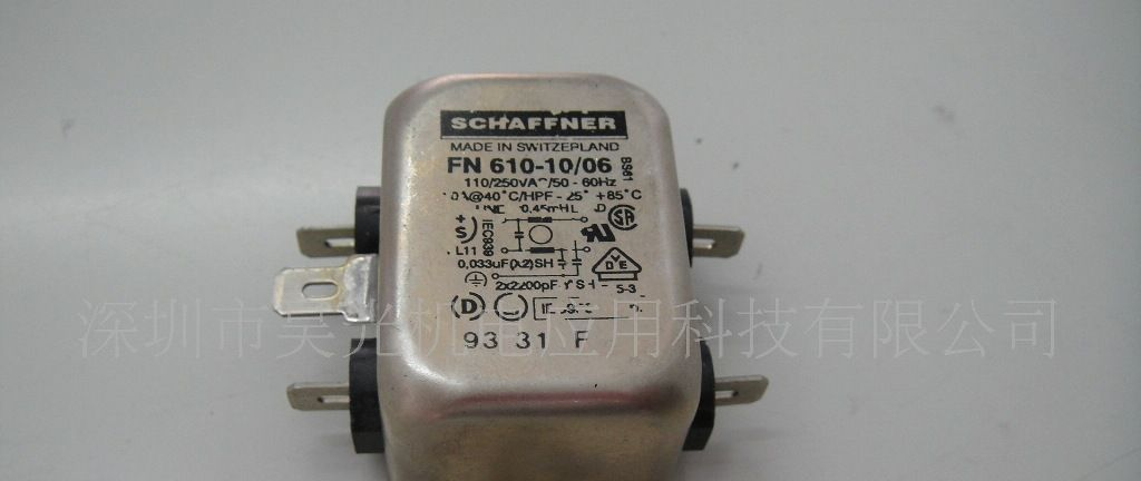 SCHAFFNER电源滤波器FN610 10/06