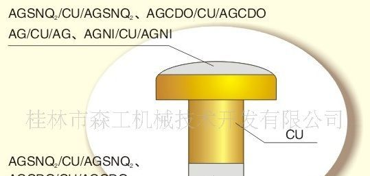 供应三复合银触点
