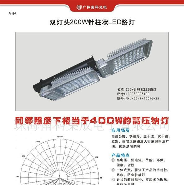 批发大功率LED路灯
