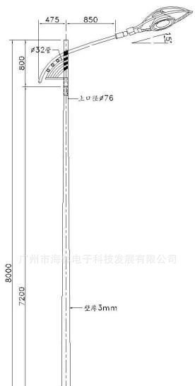 广州海林电子大功率LED路灯  厂家直销