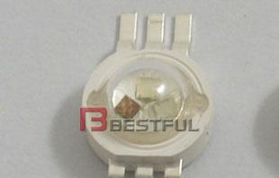 厂家直供大功率LED灯珠发光二极管 5W RGB 灯珠