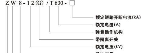 户外真空断路器ZW8-12/630/20
