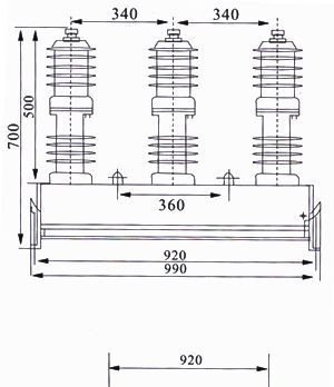 ZW32-12系列柱式户外真空断路器