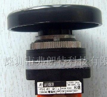 供应富士大头按钮开关AR30BOR红色、黄色、绿色、黑色