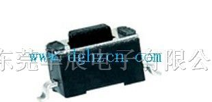 供应3X6X4.3贴片脚往上翘/3X6X5灰色头轻触开关