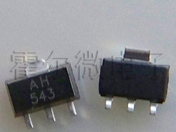 供应贴片式霍尔传感器 SOT－89 单极霍尔AH543
