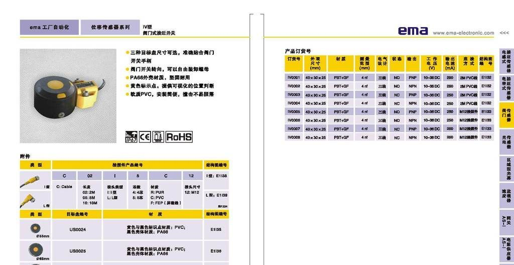ema阀门式接近开关
