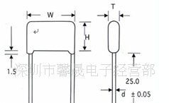 CL21/MEF金属化聚脂薄膜电容器450V474