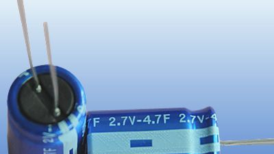 供应 2.7V 4.7F 超级电容器 法拉电容 黄