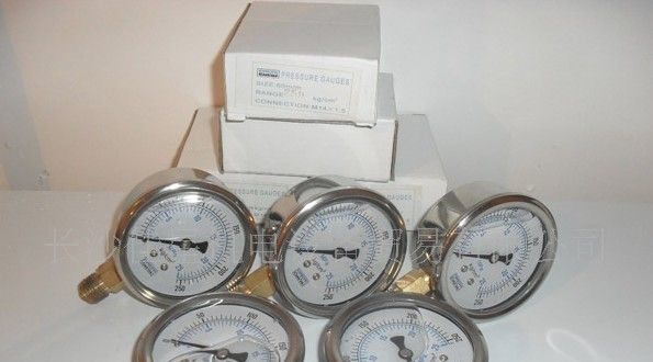 现货热销防水防震台湾液压元件LA-63压力表