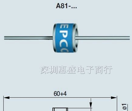 供应EPCOS放电管A81-A600X通流量20KA