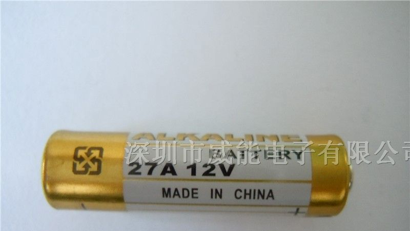 供应23V27A柱式电池，电动玩具专用12V27A电池