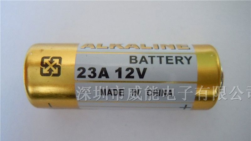 供应12V23A柱式电池，遥控器专用12V23A电池