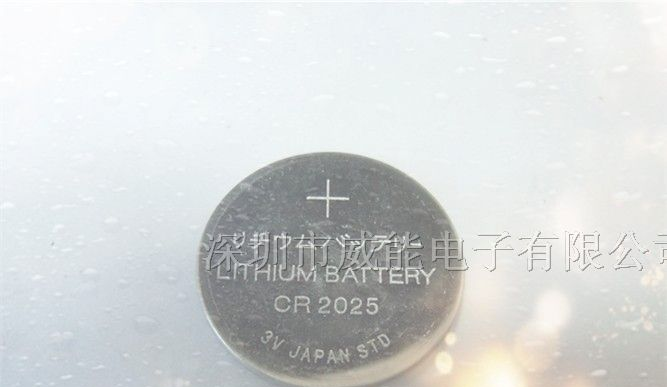 供应CR2025锂锰电池，LED闪灯专用CR2025环保电池