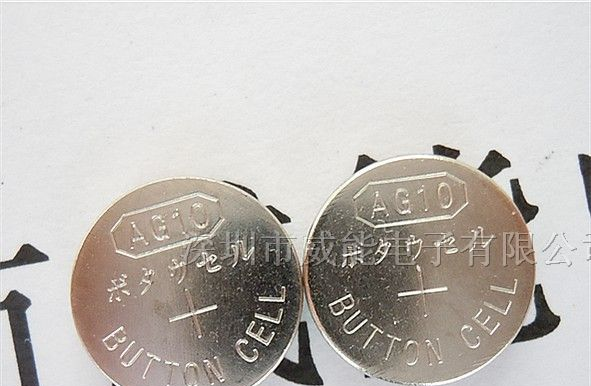 供应AG10碱锰纽扣电池，玩具专用LR1130