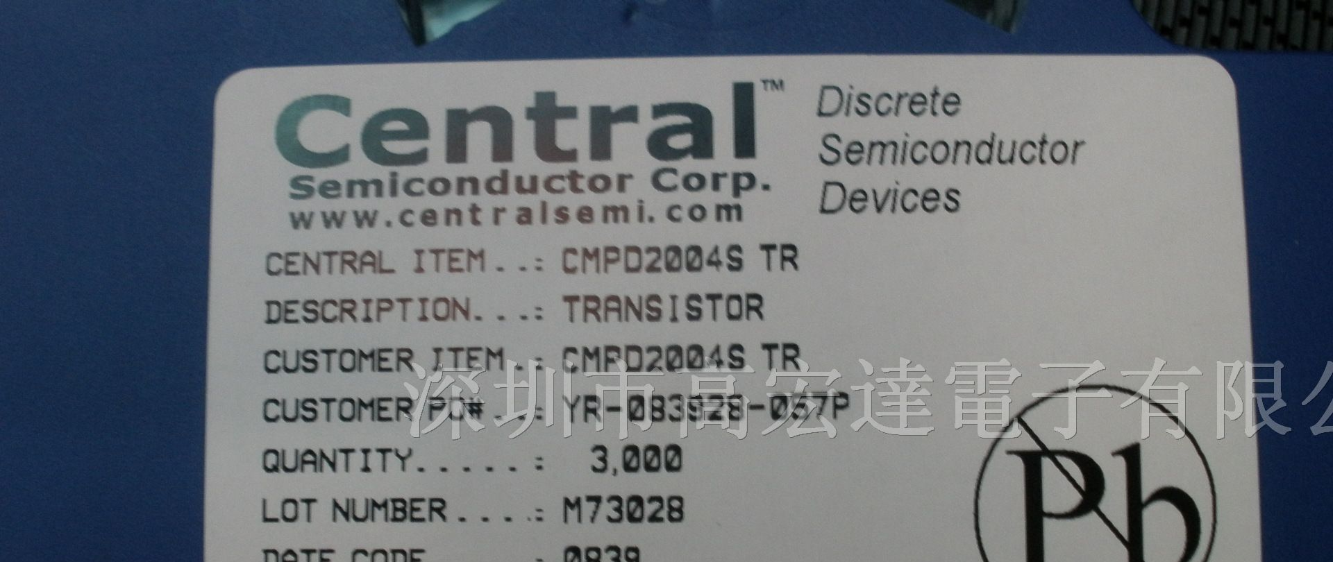 供应 CMPD2004S SMD三极管
