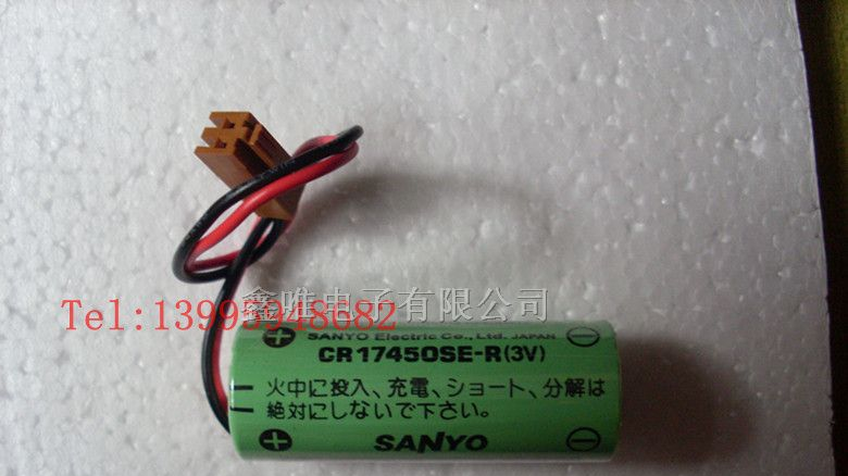 CR174500SE-R三洋锂电池3.0V 	