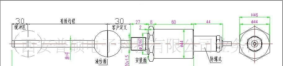 陕西供应SSC12-1磁致伸缩位移传感器
