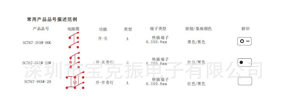 供应双排四脚带灯船型开关，双排六脚两档船型开关