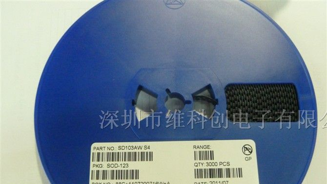 供应三极管原装长电SD103AW S4 SOD-123