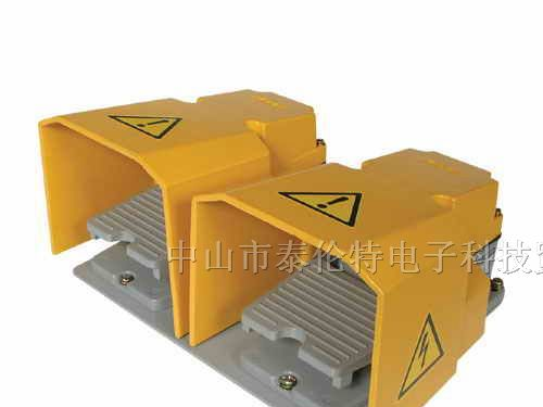 供应T脚踏开关LFS-HD202P组合式带防护罩两联