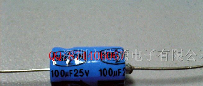 供应铝电解电容25v100uf 100uf25v 电解电容