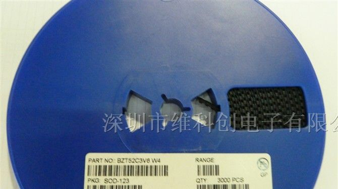 供应三极管原装长电CJ BZT52C3V6 W4 SOD-123