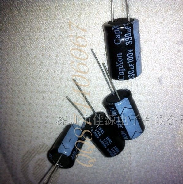 供应电解电容100v330uf 330uf100v铝电解电容