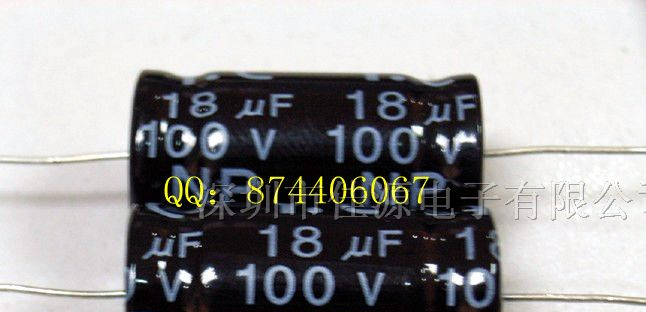 供应卧式无极性电解电容100v18uf 18uf100v 穿心电容