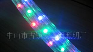 中山古镇LED灯带LED彩虹管扁四线1米90灯红绿蓝