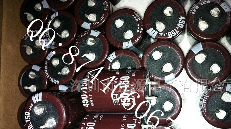 供应铝电解电容450v150uf 150uf450v 25x35 电容