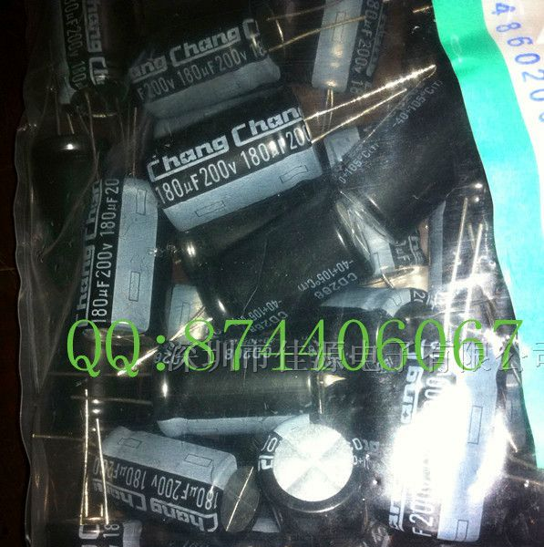 供应铝电解电容200v180uf 180uf200v 19x30 电容