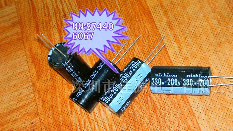 供应铝电解电容200v330uf 330uf200v 18x30 电容