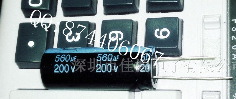 供应铝电解电容200v560uf 560uf200v 18x45 电容