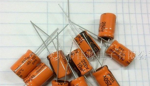 供应铝电解电容250v10uf 10uf250v 10x16