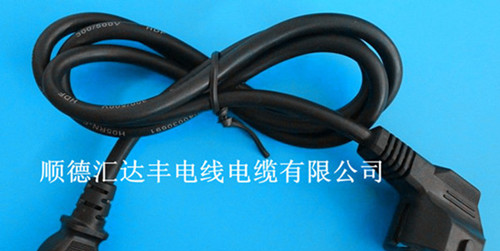 供应插头电源线H05RNF 黑色 环保安规双认证