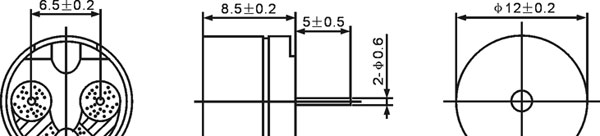 供应插针分体交流分体无源蜂鸣器
