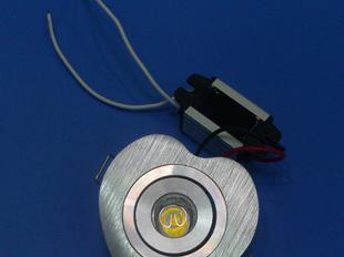 高质量1W心形LED天花灯