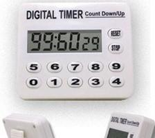 JS-1485    白色的十二键数字定时器    礼品计时器