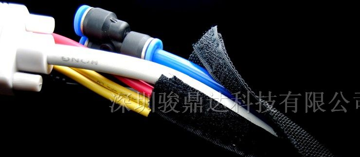 供应魔术贴纺织套管、魔术贴网管、编织套管