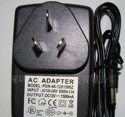 供应澳规电源适配器、12v2a插墙式电源