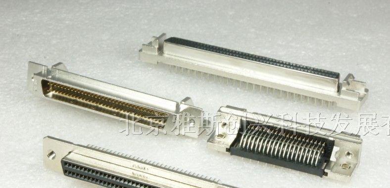 供应SCSI连接器100pin弯孔