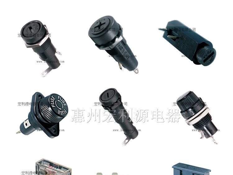 供应玻璃保险丝座,保险丝夹,额定电流30A