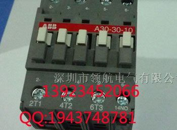 供应A30-30-10品牌 ABB接触器A30-30-10 A30-30-10