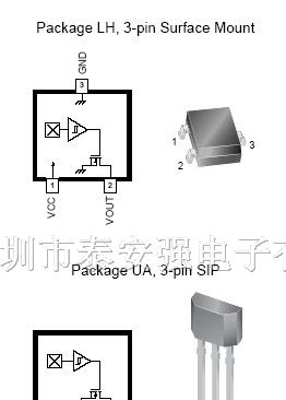供应A3245ELHLT-T 全极霍尔效应传感器