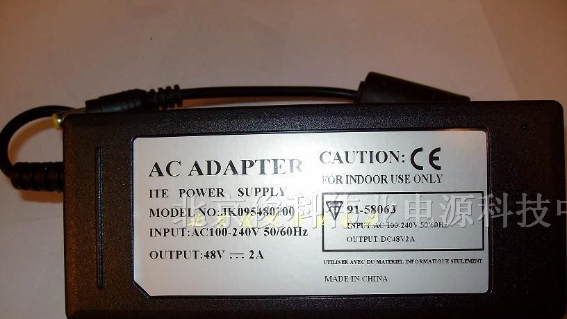 供应48V2A 电源适配器