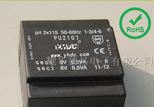 pu2107 扁平变压器