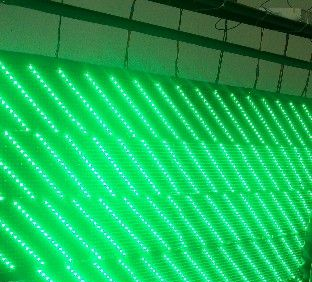 P10双供应P10单绿LED屏|单绿半户外显示屏