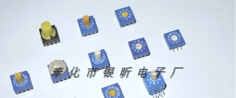 8421旋转拨码开关；旋转编码开关；DIP旋转开关